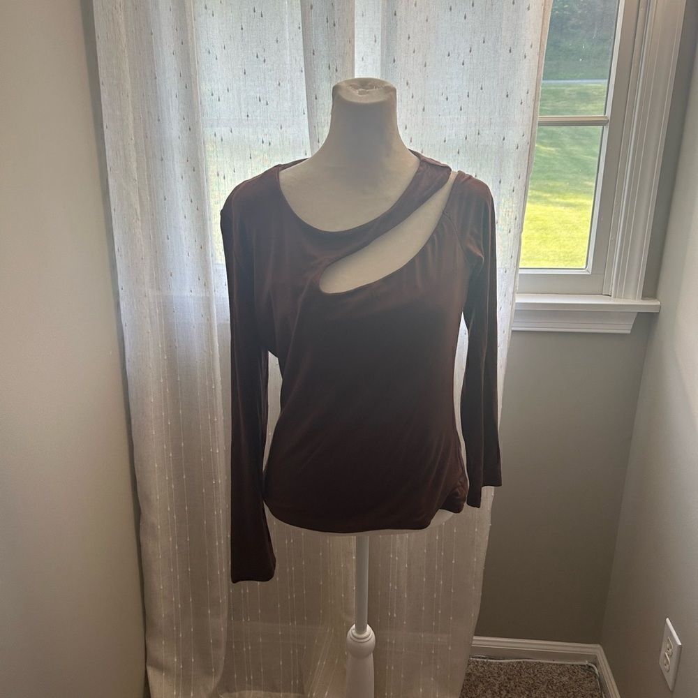 NWT Lea & Viola Long Sleeve Shirt Sz M